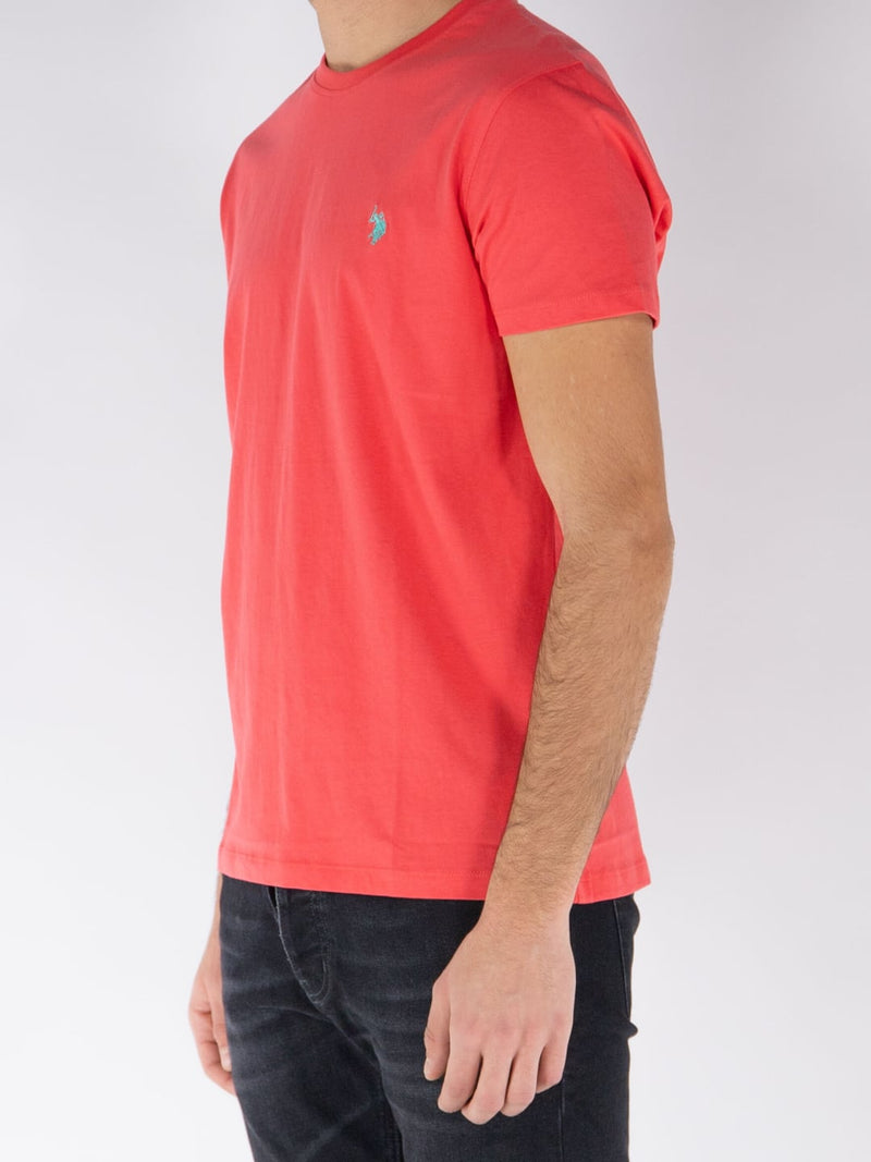 T-shirt Mod. MICK in cotone Col Corallo