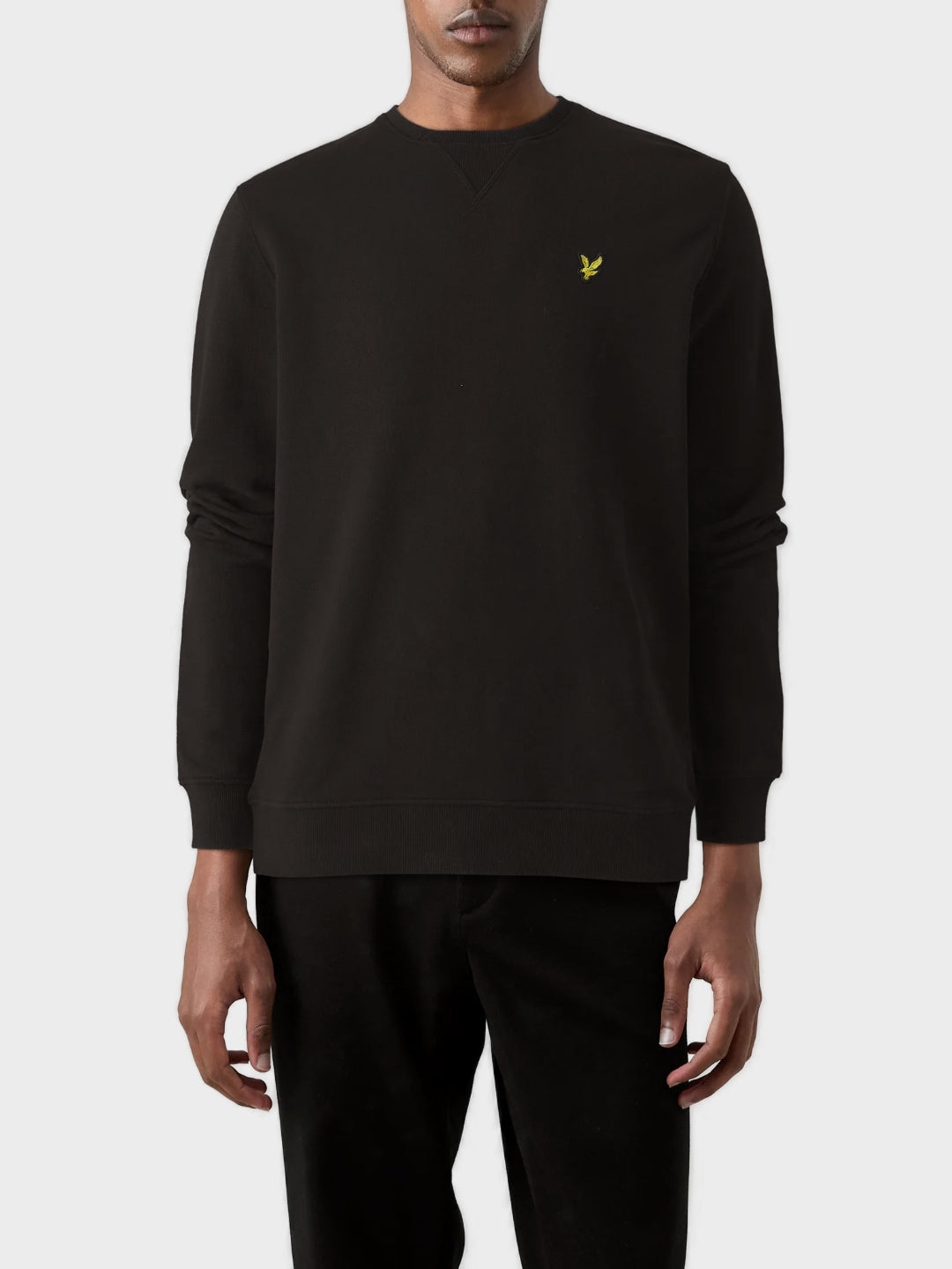 Lyle & Scott Felpa Brushed Uomo Ebano