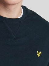 Lyle & Scott Felpa Brushed Uomo Dark Navy