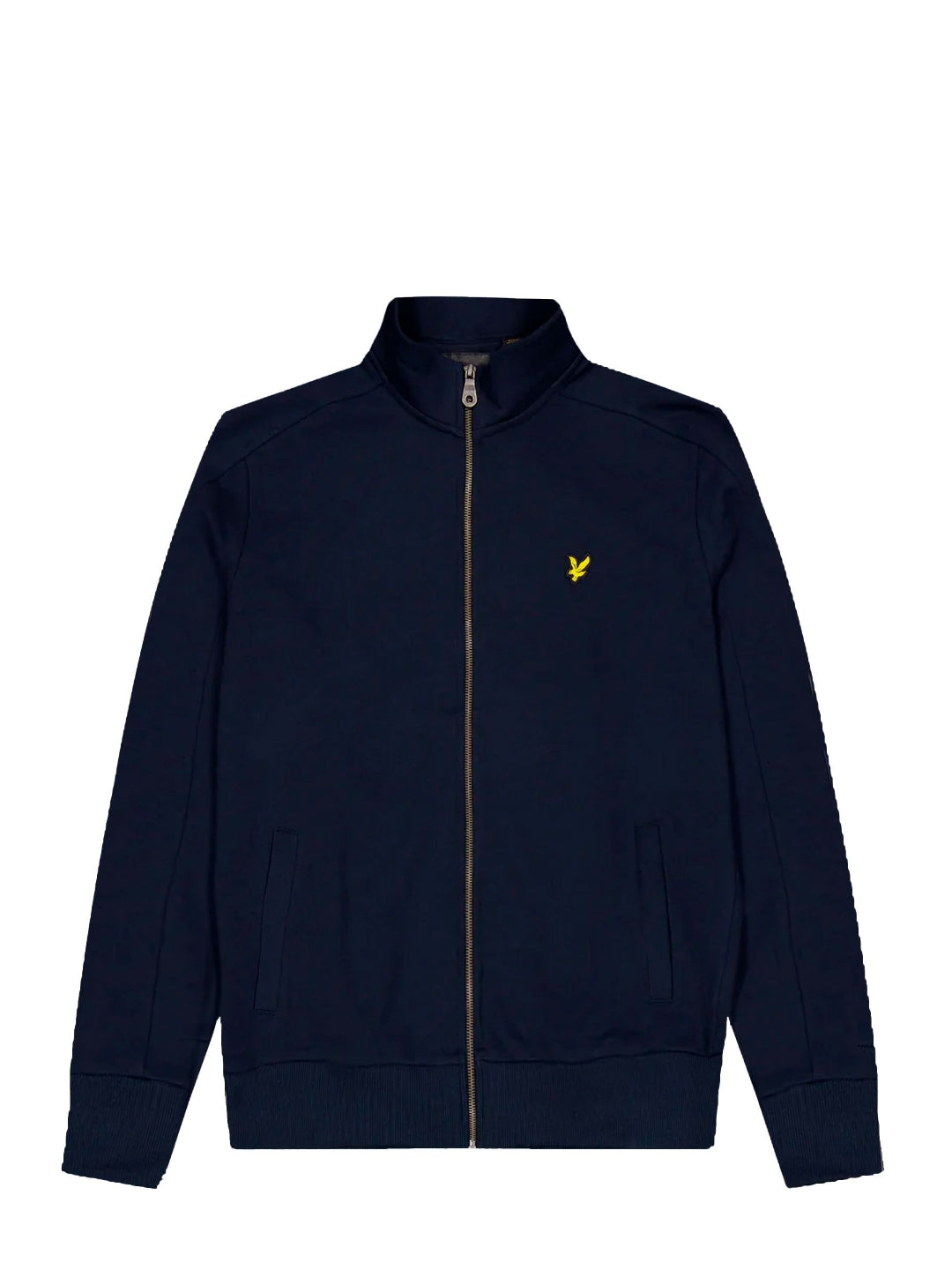 Lyle & Scott Felpa Brushback Full-Zip Dark Navy