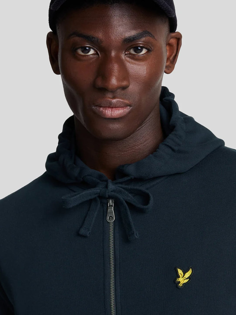 Lyle & Scott Felpa Full-Zip Dark Navy