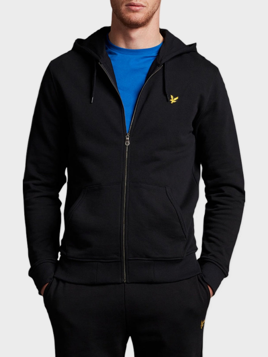 Lyle & Scott Felpa Full-Zip Nero