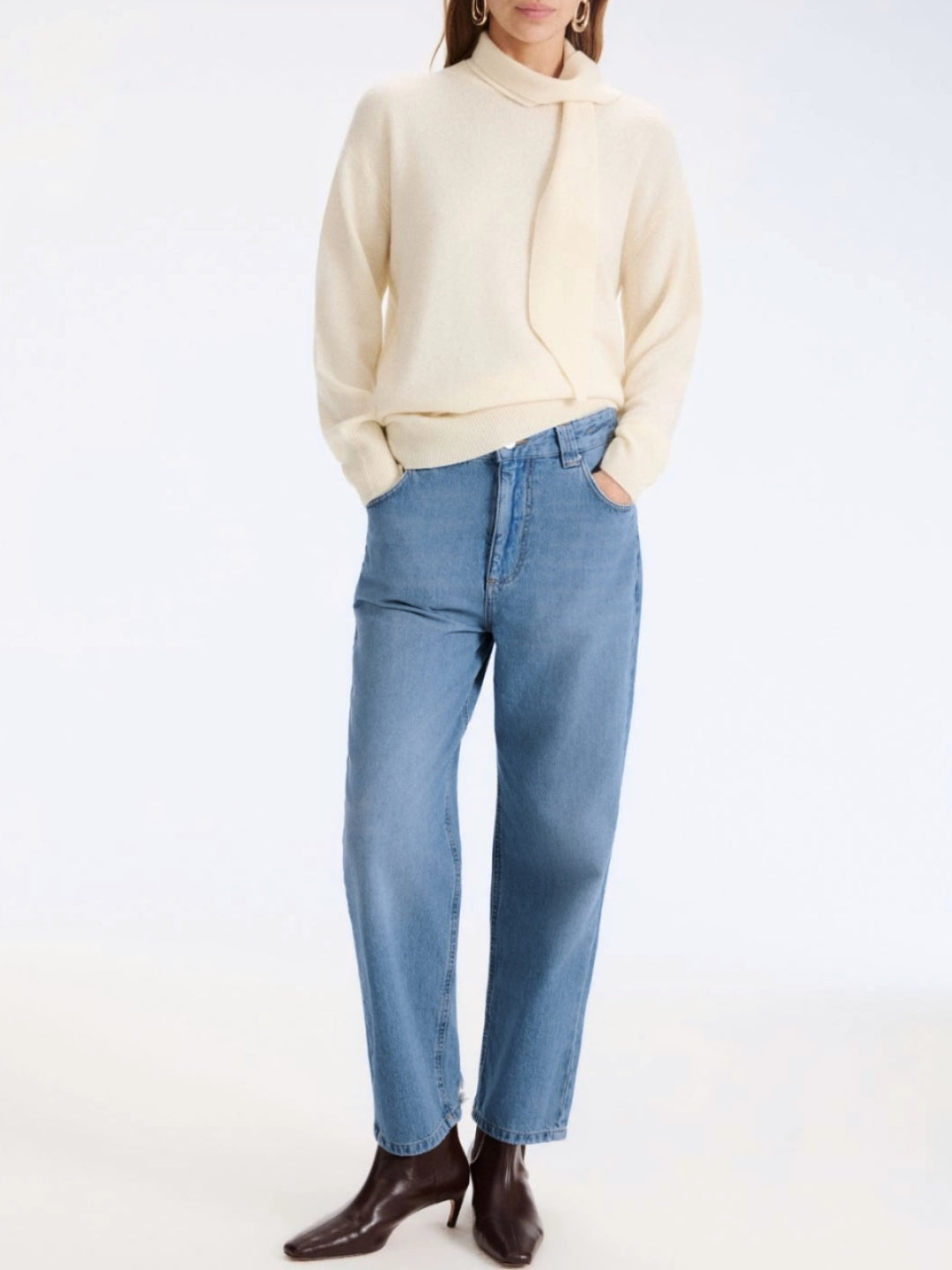 MARELLA Jeans Tomboy con rotture Denim