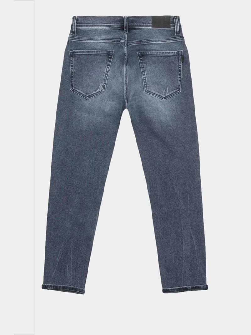 Antony Morato Jeans Slim Fit Argon Ankle Length In Denim Blu Délavé