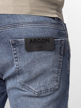 Antony Morato Jeans Slim Fit Argon Ankle Length In Denim Blu Délavé