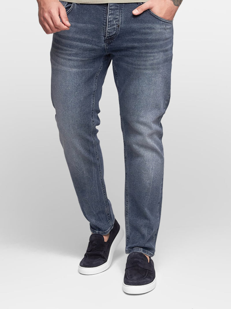 Antony Morato Jeans Slim Fit Argon Ankle Length In Denim Blu Délavé