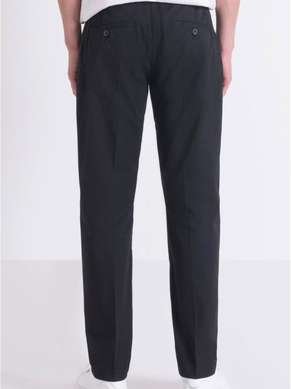 Antony Morato Pantaloni Mark Slim Fit In Misto Cotone Elastico Blu