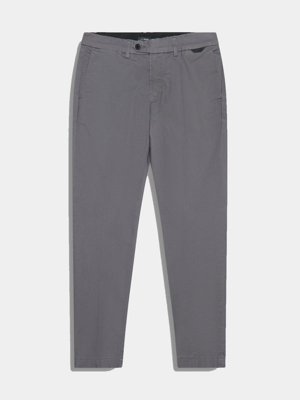 Antony Morato Pantaloni Mark Slim Fit In Misto Cotone Elastico Grigio