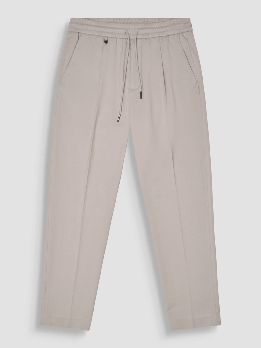 Antony Morato Pantaloni regular fit Neil in Twill misto Viscosa Elastica Grigio Argilla