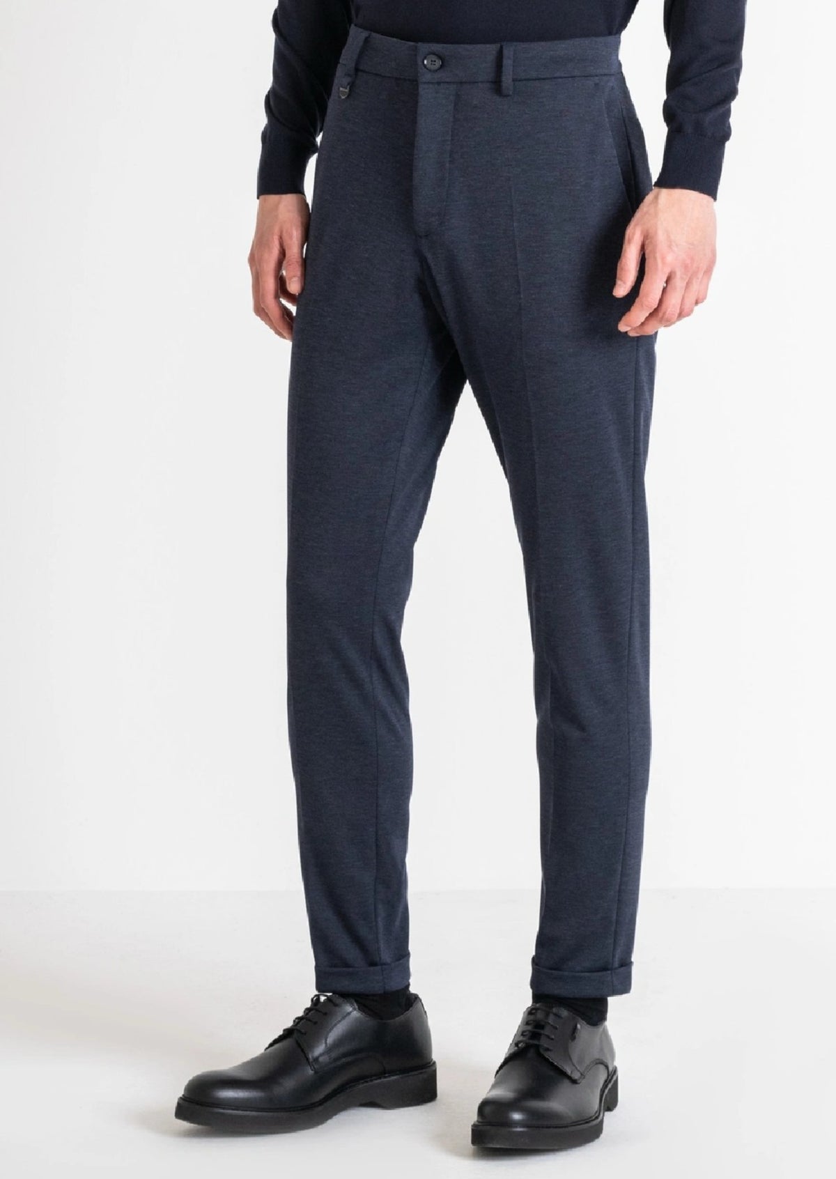Antony Morato Pantalone ASHE Super Skinny fit in misto Viscosa Nero