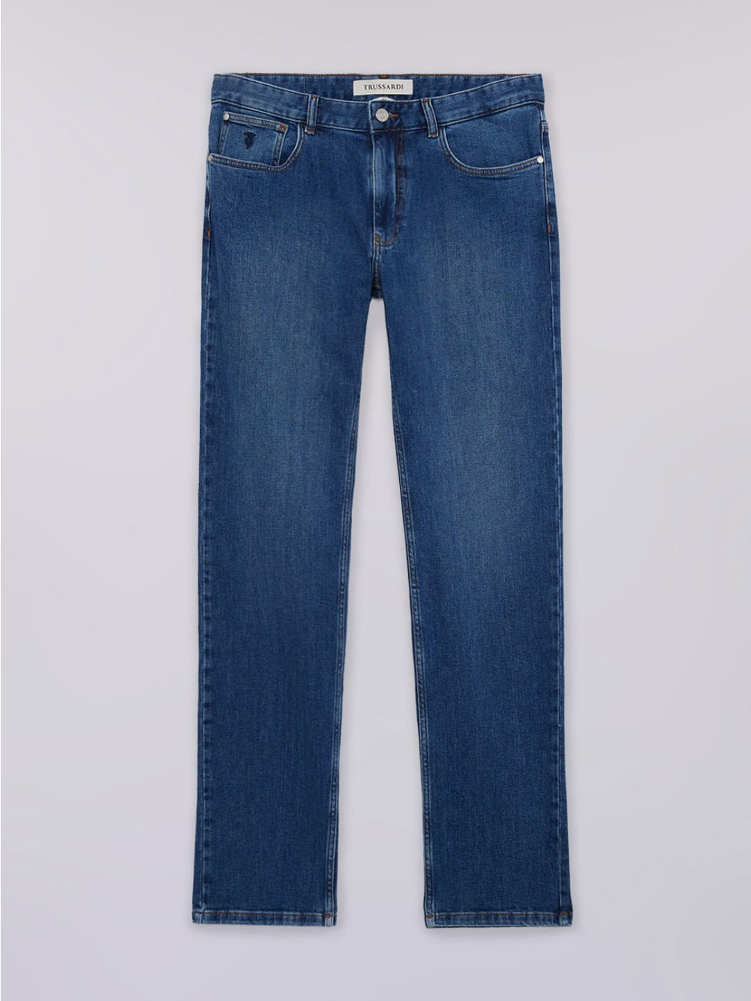 Trussardi Jeans Slim 370 CLOSE in denim super stone washed