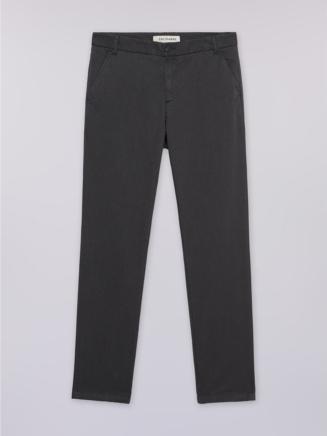 Trussardi Chino aviator slim-fit in drill melange Grigio