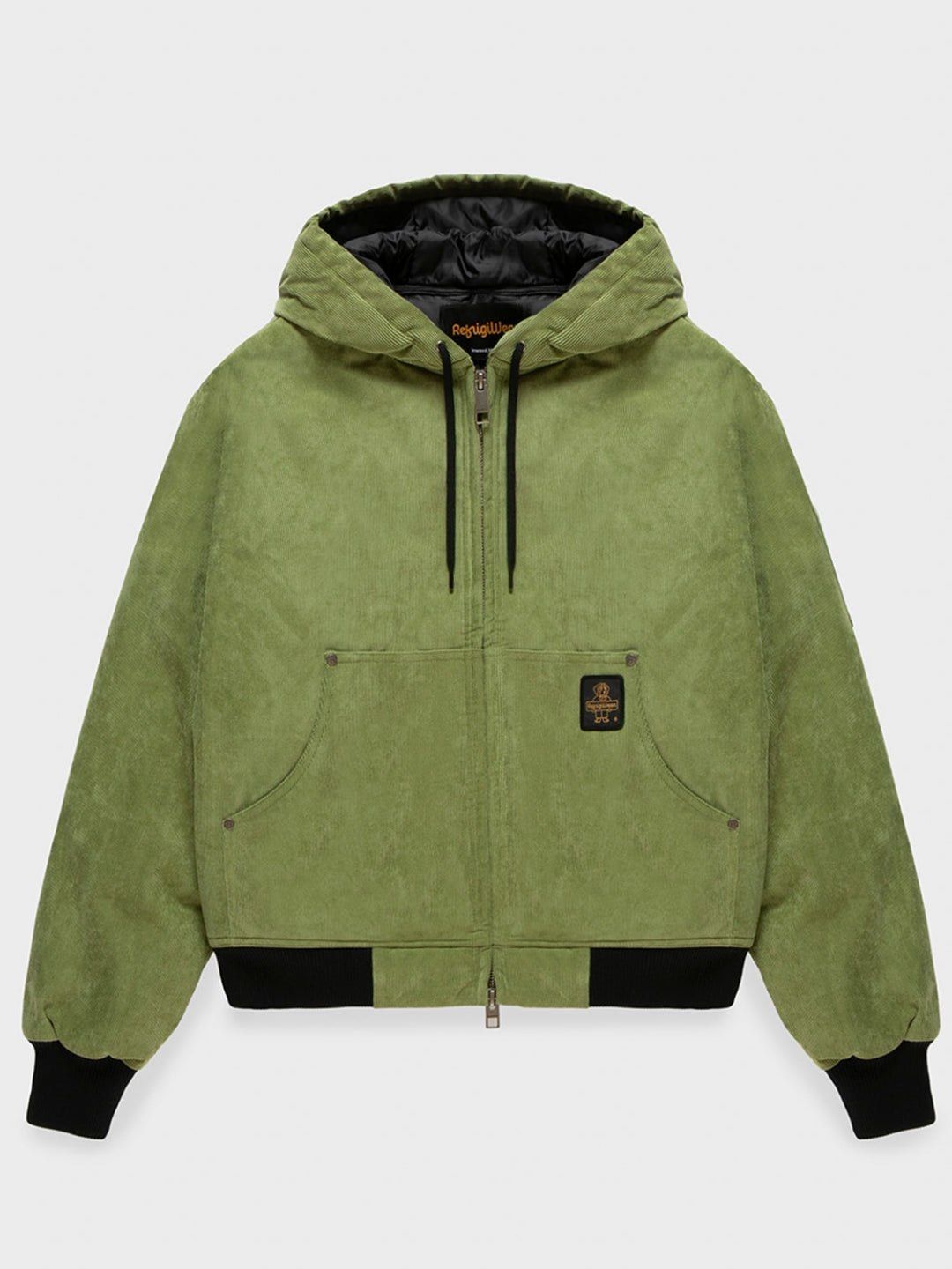 Refrigiwear Bomber Corby invernale da uomo con cappuccio Verde