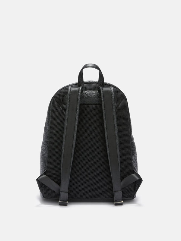 Richmond Zaino in pelle con tasca frontale Nero