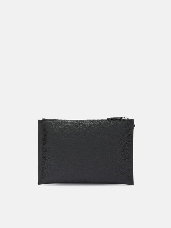 Richmond Pochette in pelle con cinturino da polso Nero