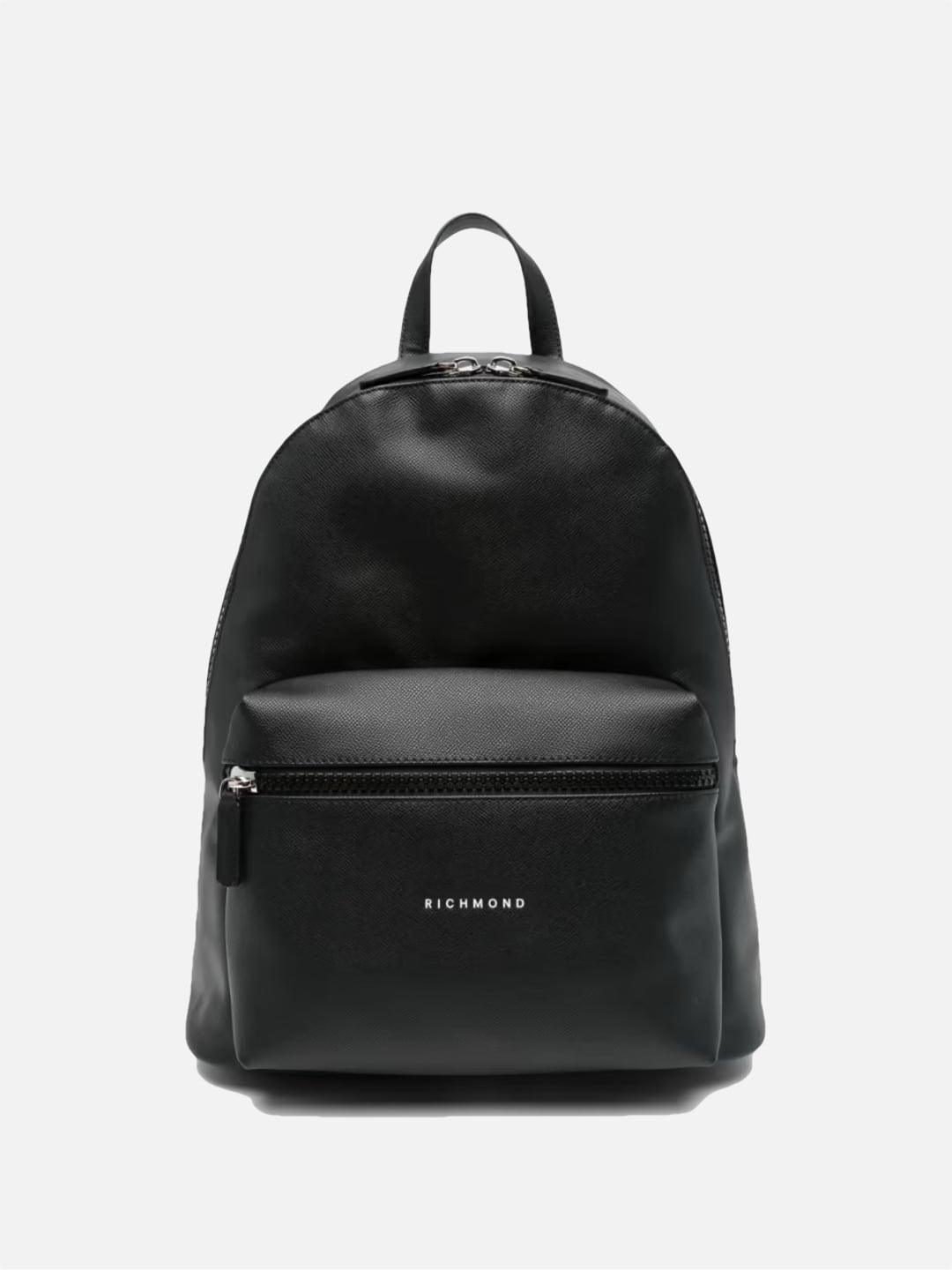 Richmond Zaino in ecopelle mini logo sul fondo Nero
