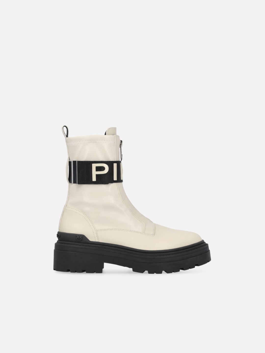 Pinko Stivali platform MIA 13 con logo lettering PINKO Yogurt
