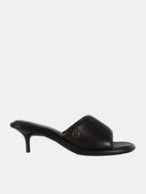 Pinko Sandali In Pelle Tara 01 Con Lacca Logo Nero