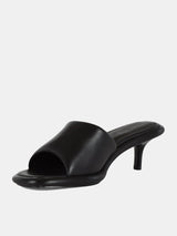 Pinko Sandali In Pelle Tara 01 Con Lacca Logo Nero