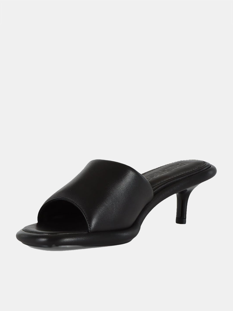 Pinko Sandali In Pelle Tara 01 Con Lacca Logo Nero
