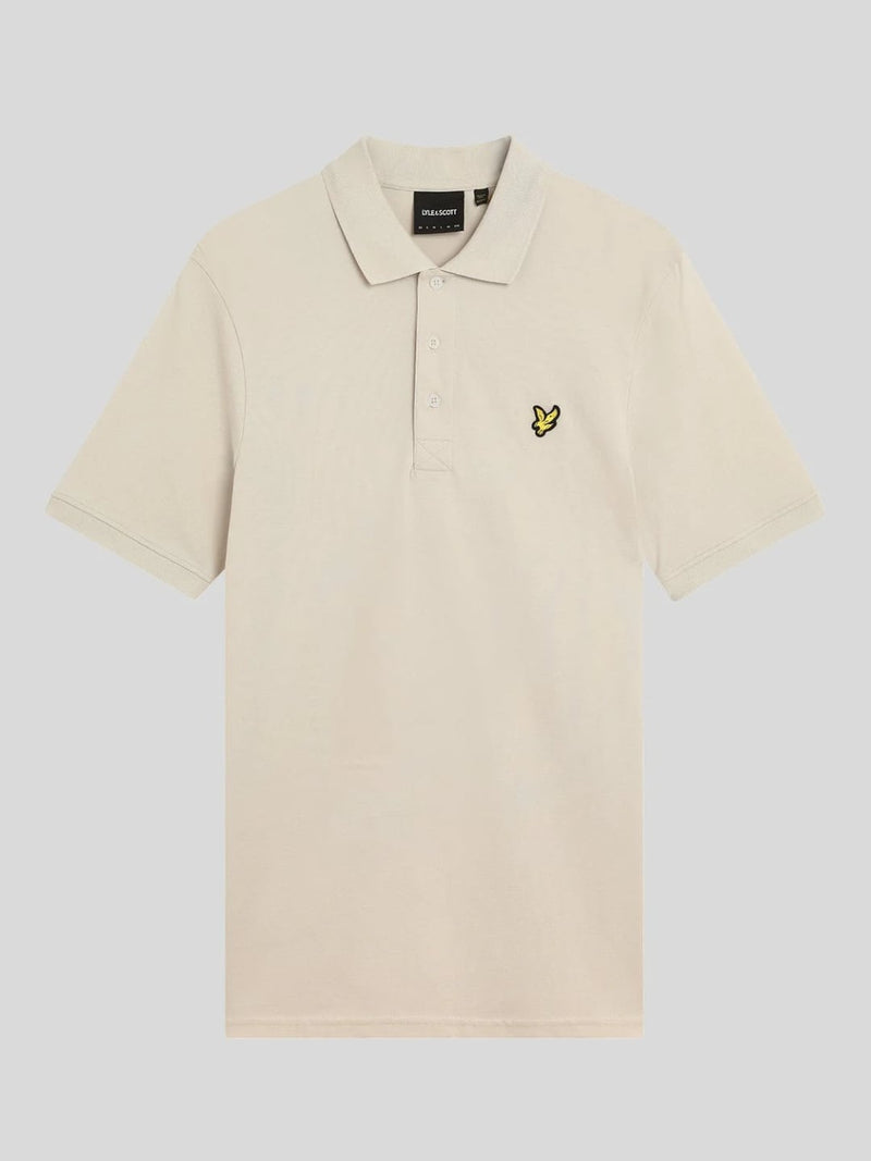 Lyle & Scott Polo in jersey di cotone Cove Beige