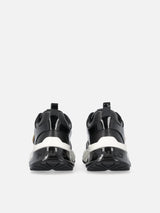 Pinko Sneakers Ariel 2 effetto pelle con dettagli specchio Nero