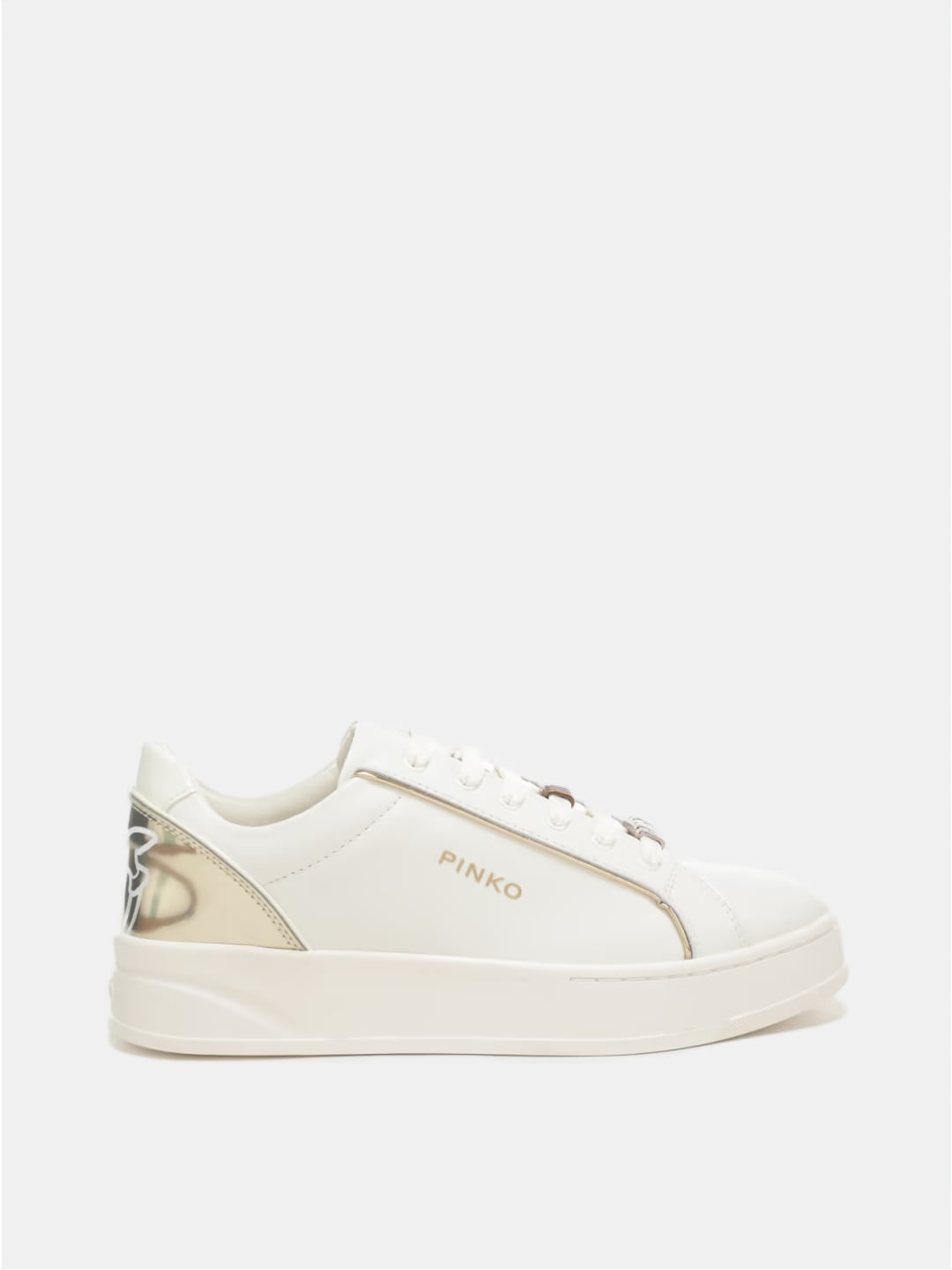 Pinko Sneakers Platform IRIS Milk/Platinum