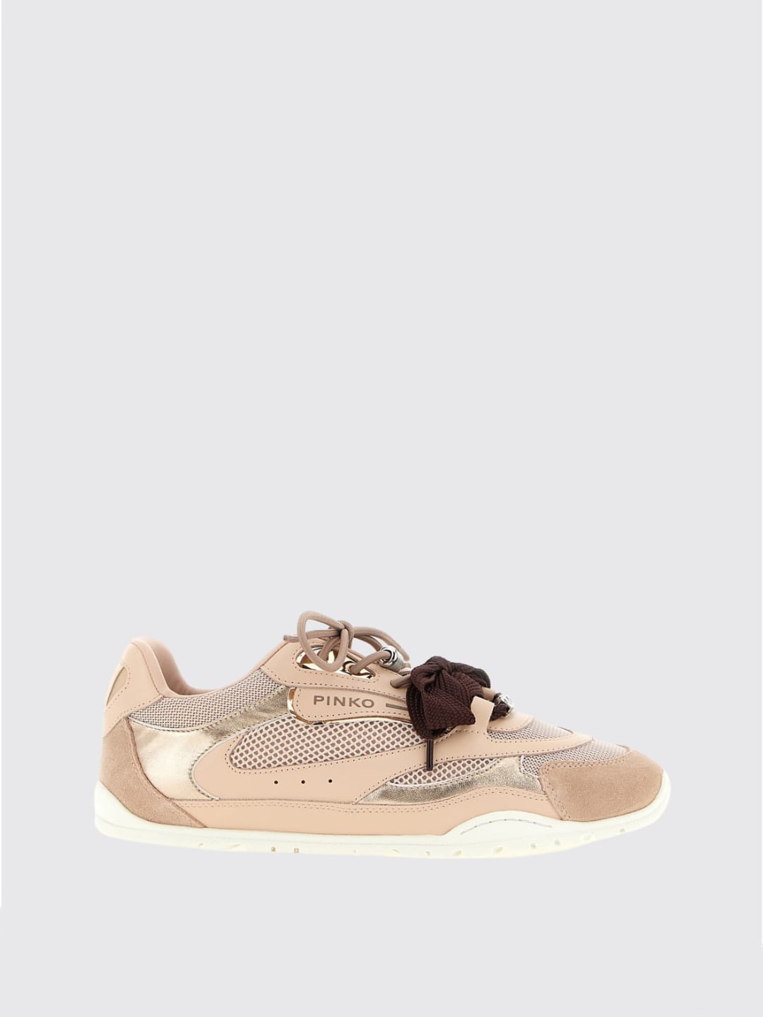 Pinko Sneakers YULIA in pelle e mesh Rosa