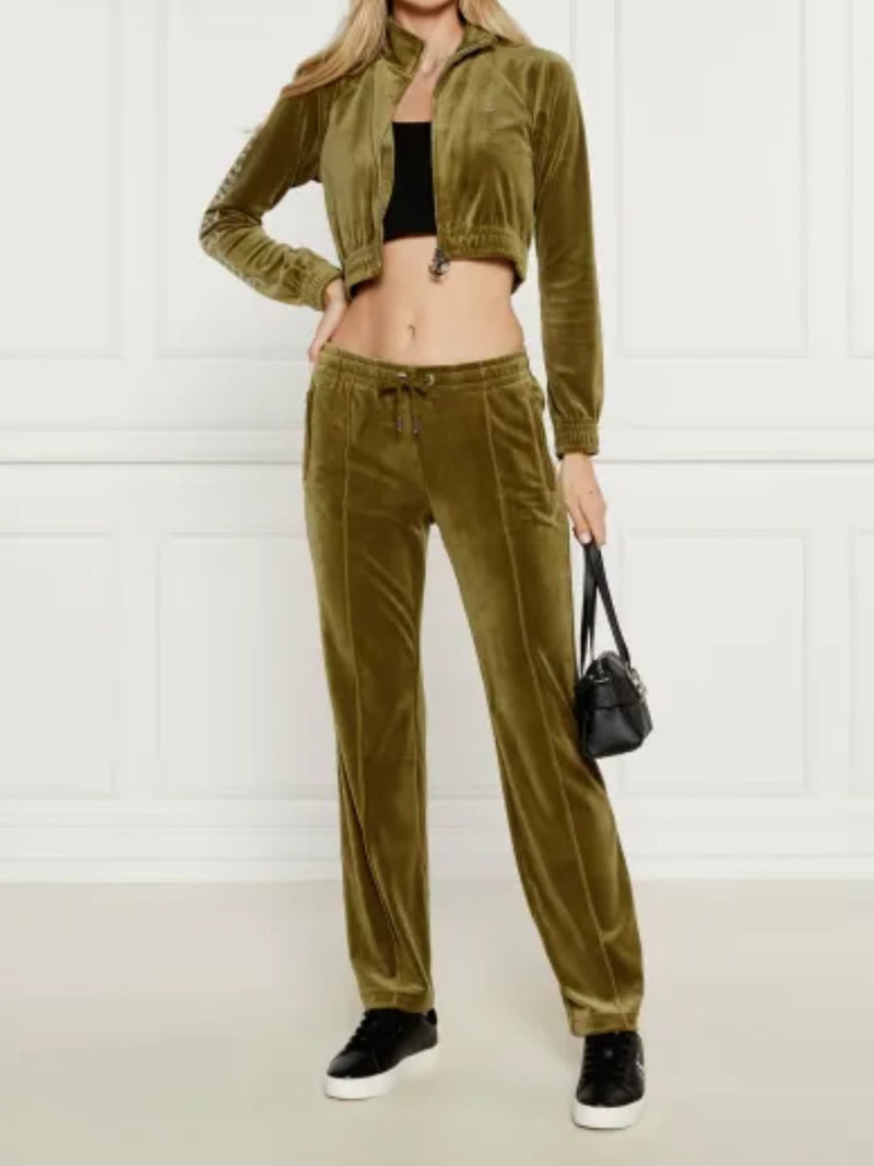 Juicy Couture Felpa Top Tasha Dark Olive