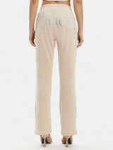 Juicy Couture Pantalone Tuta Tina Track Beige