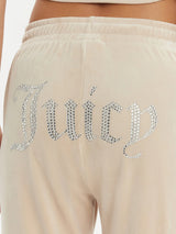 Juicy Couture Pantalone Tuta Tina Track Beige