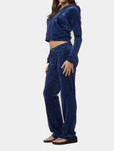 Juicy Couture Pantalone Tuta Tina Track Blu