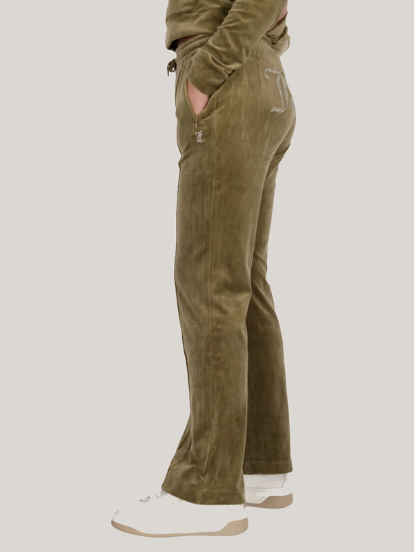 Juicy Couture Pantalone Tuta Tina Track Dark Olive