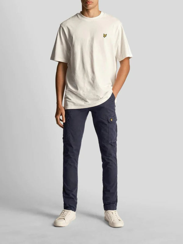 Lyle & Scott Pantalone Cargo con Tasconi Navy
