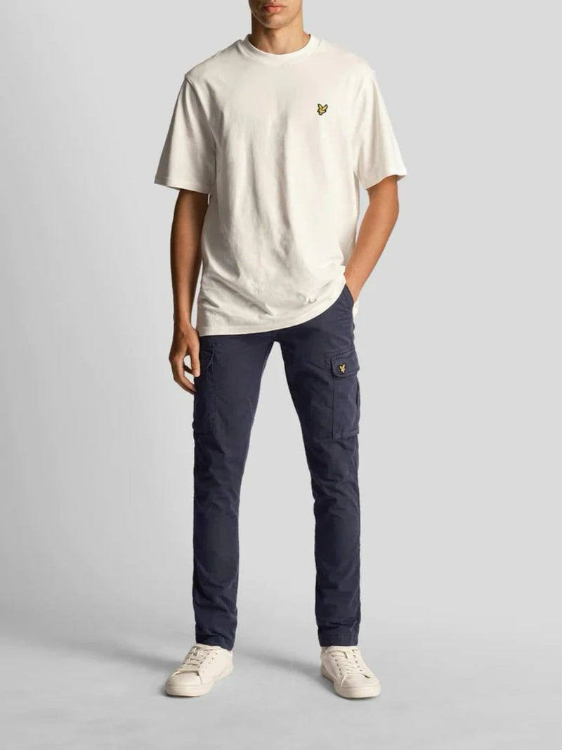 Lyle & Scott Pantalone Cargo con Tasconi Navy