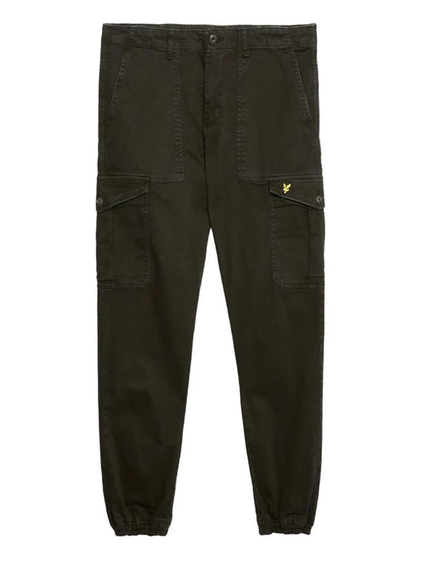 Lyle & Scott Pantalone Cargo Uomo Verde Militare