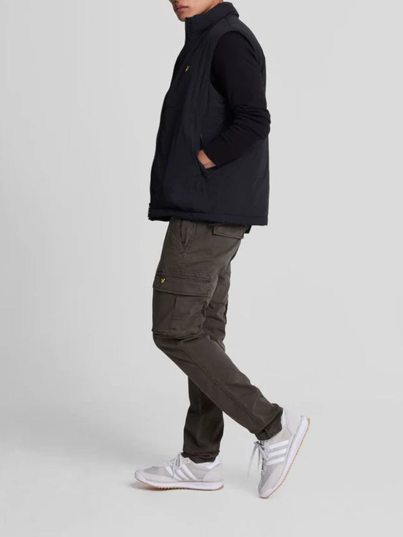 Lyle & Scott Pantalone Cargo Uomo Verde Militare