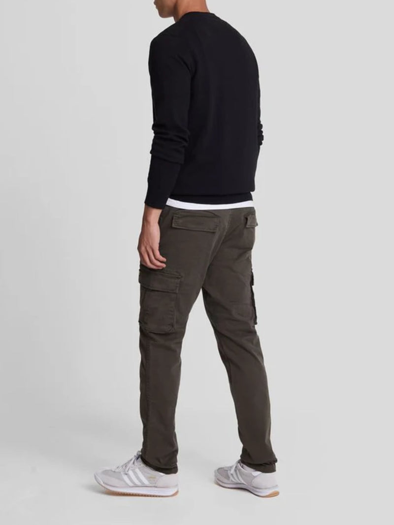 Lyle & Scott Pantalone Cargo Uomo Verde Militare
