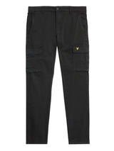 Lyle & Scott Pantalone Cargo Uomo Nero Jet Black