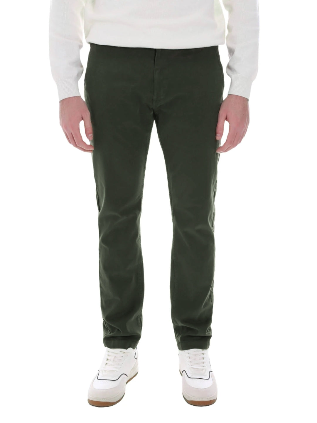 Lyle & Scott Pantalone Chino Verde Militare