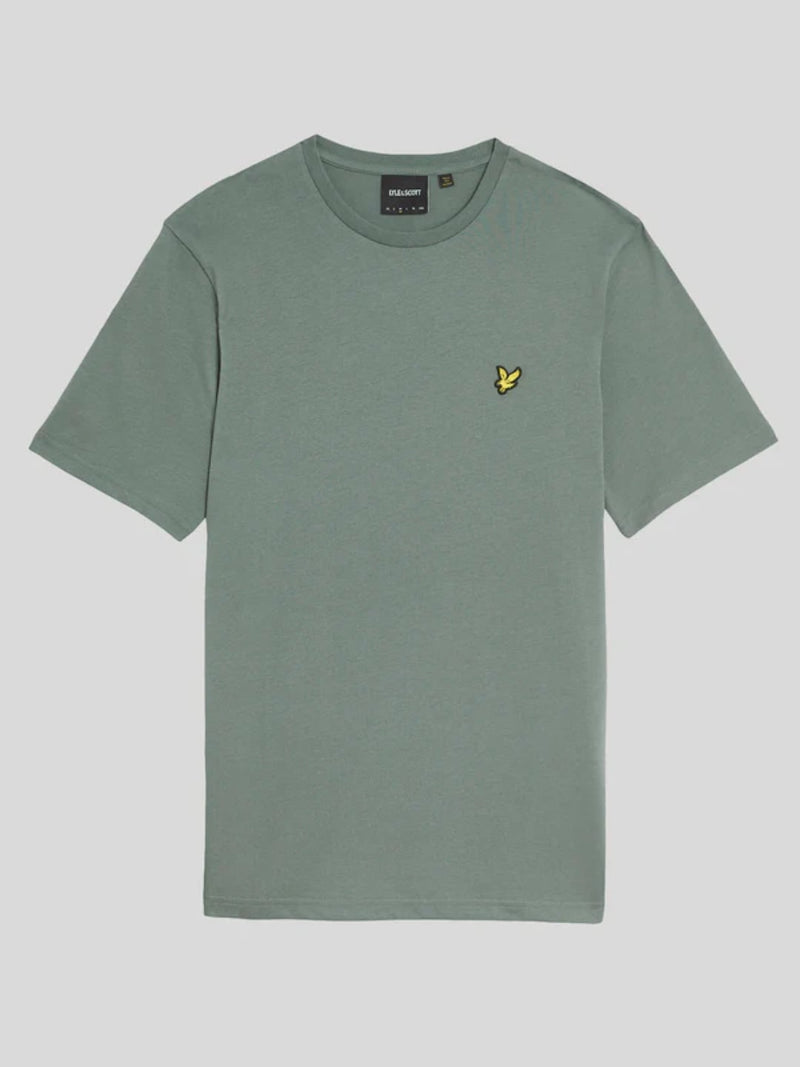 Lyle & Scott T-Shirt Maniche Corte con Ricamo Logo Green Mercurial