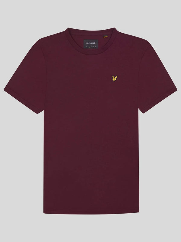 Lyle & Scott T-shirt girocollo Burgundy