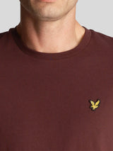 Lyle & Scott T-shirt girocollo Burgundy