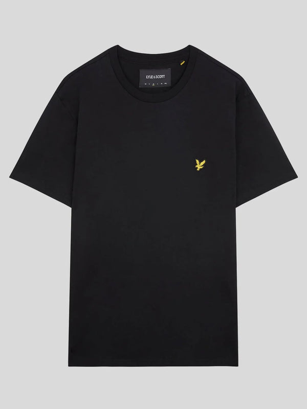 Lyle & Scott T-shirt girocollo Nero Jet Black