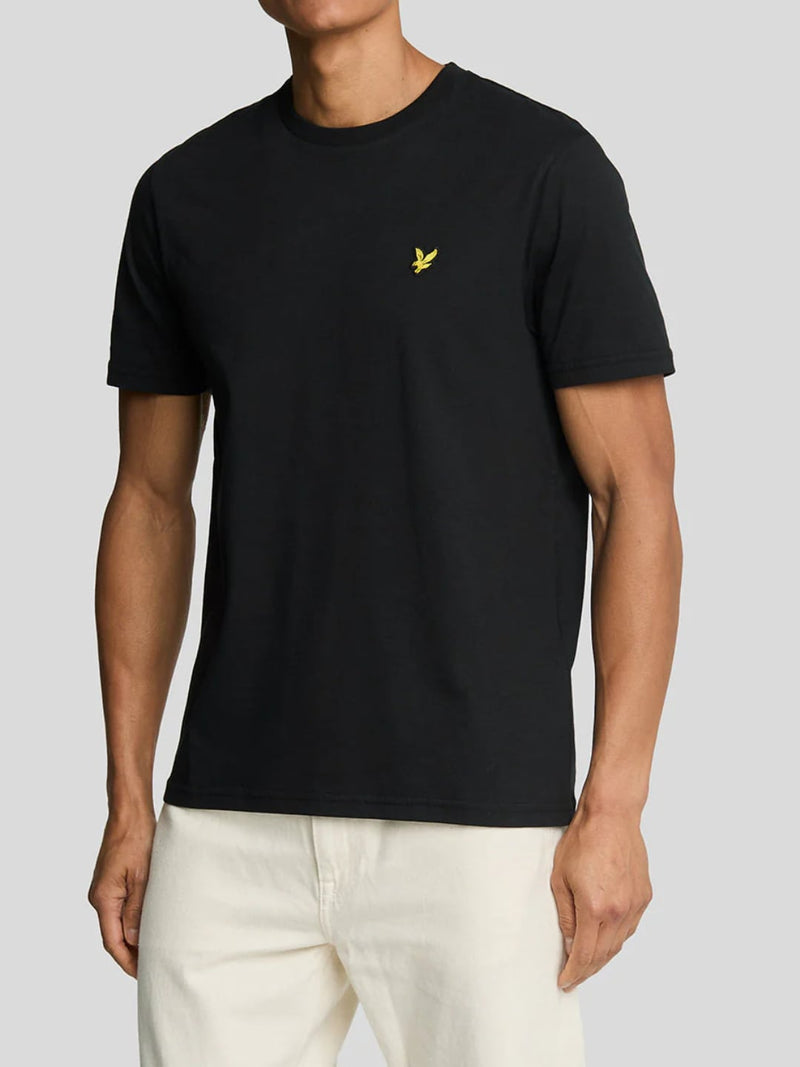 Lyle & Scott T-shirt girocollo Nero Jet Black