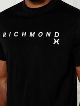 Richmond X T-Shirt con logo centrale Nero