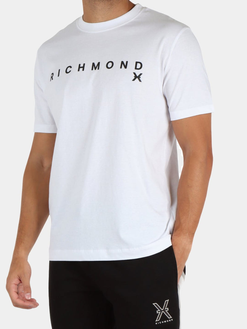 Richmond X T-Shirt con logo centrale Bianco