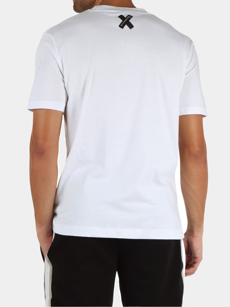 Richmond X T-Shirt con logo centrale Bianco