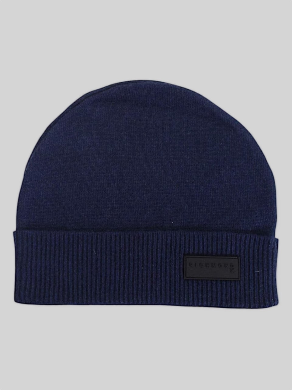 Richmond X Berretto di misto Lana / Viscosa con Ricamo Logo Blu