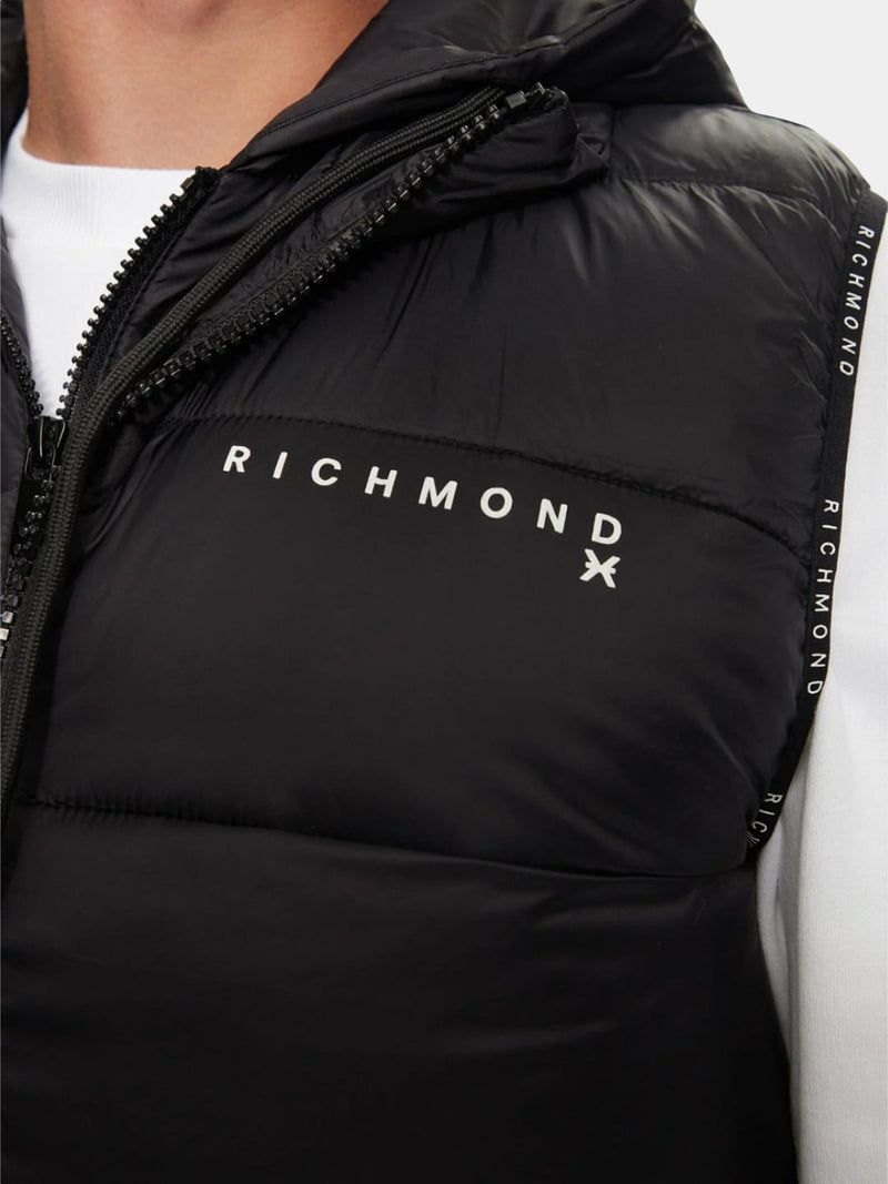 Richmond X Smanicato con cappuccio Nero